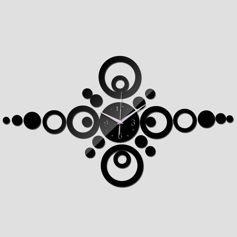 Fashion Acrylic Creative Wall Clock Study Room Living Room Mute