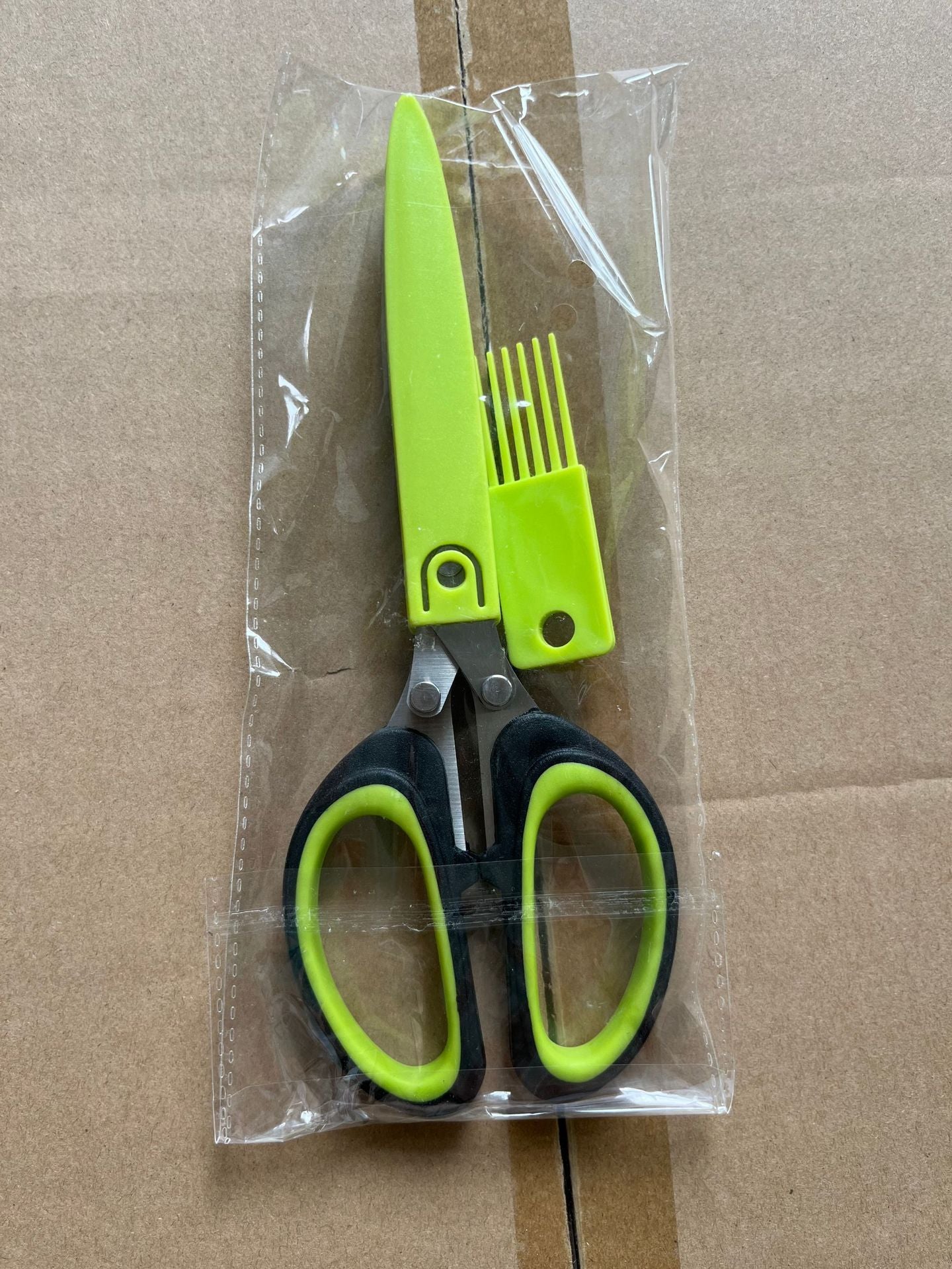 Five-layer Chopped Green Onion Scissors Stainless Steel Spices Herbs And Vegetables