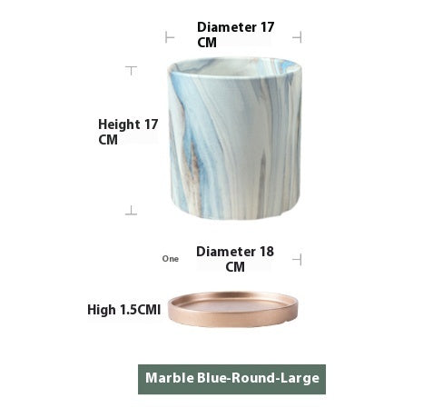 Ceramic flower pot
