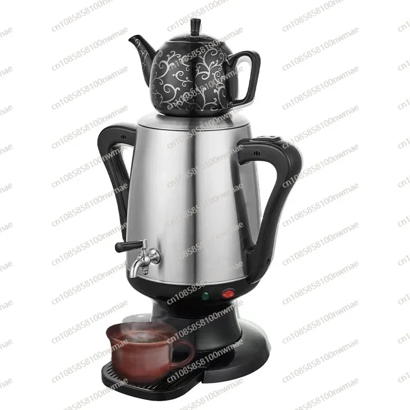 Samovar Turkish pot Electric Kettle Set, Turkish kettle Brewed Black Tea