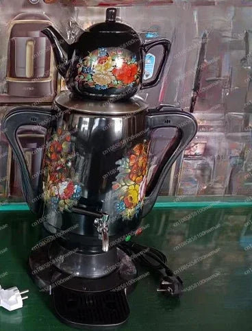 Samovar Turkish pot Electric Kettle Set, Turkish kettle Brewed Black Tea