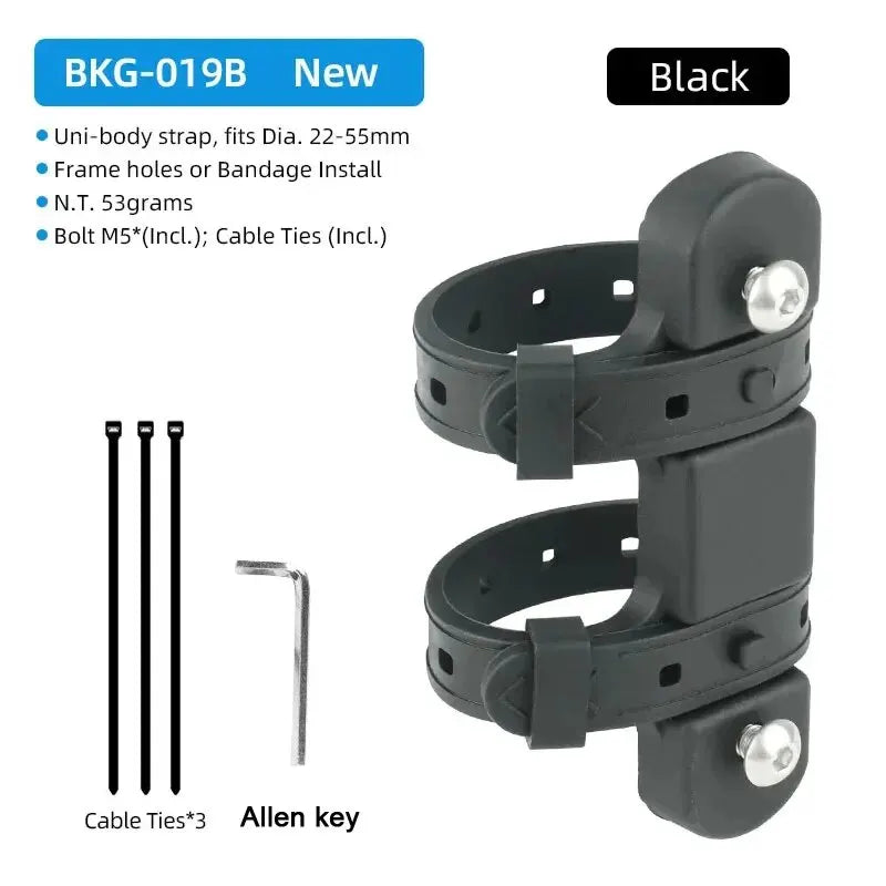 Bicycle Water Bottle Stand Base Converter Silicone Non-slip Straps Mtb Road Bike Bottle Holder Mount Adapter Cycling Accessories