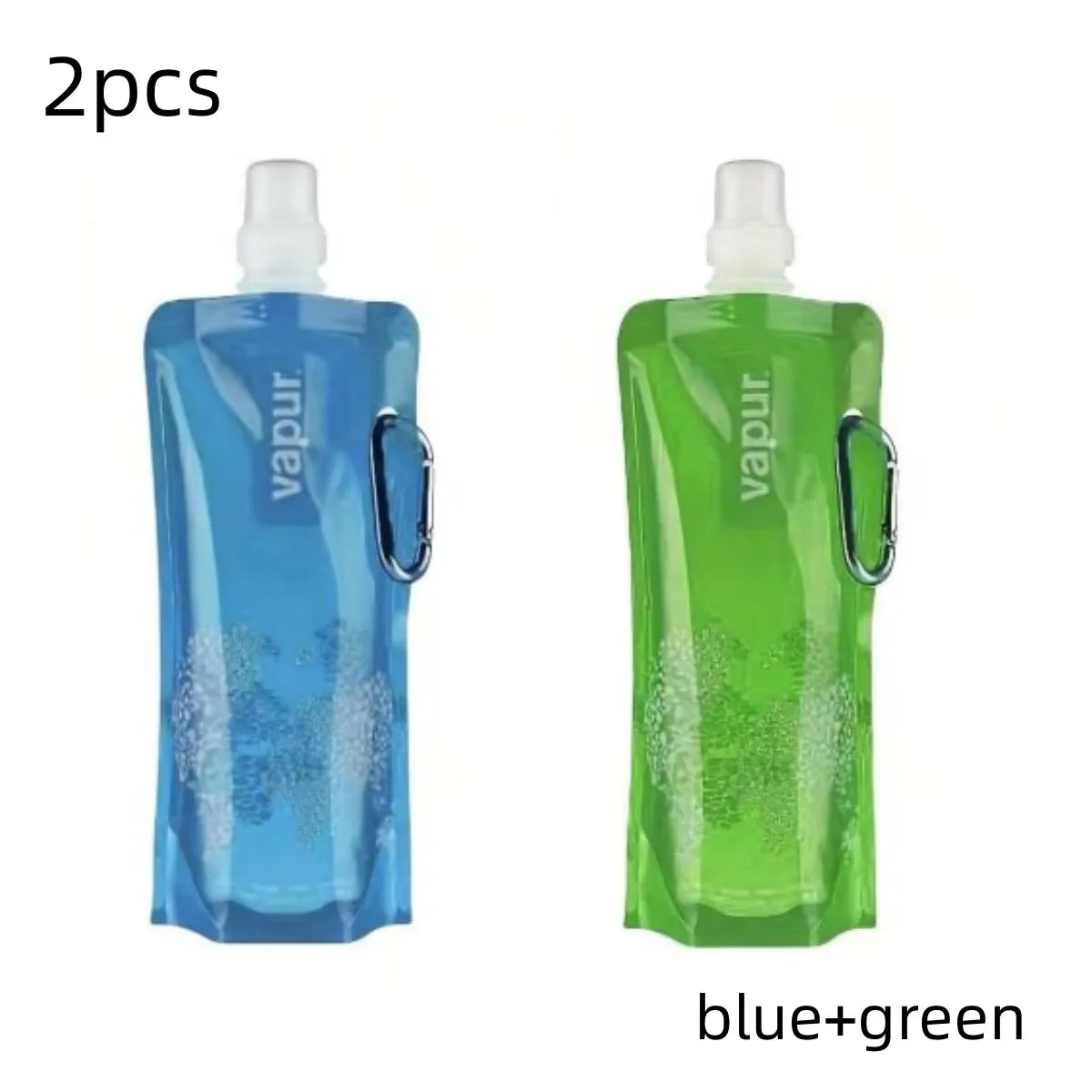 500ML Portable Ultralight Foldable Silicone Folding Water Bottle Water Bag Outdoor Sport Supplies Hiking Camping Soft Flask bag