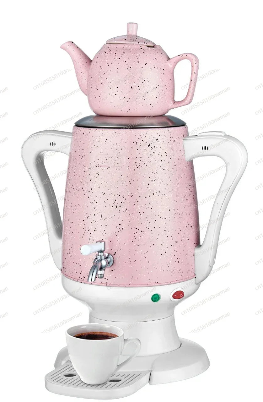 Samovar Turkish pot Electric Kettle Set, Turkish kettle Brewed Black Tea