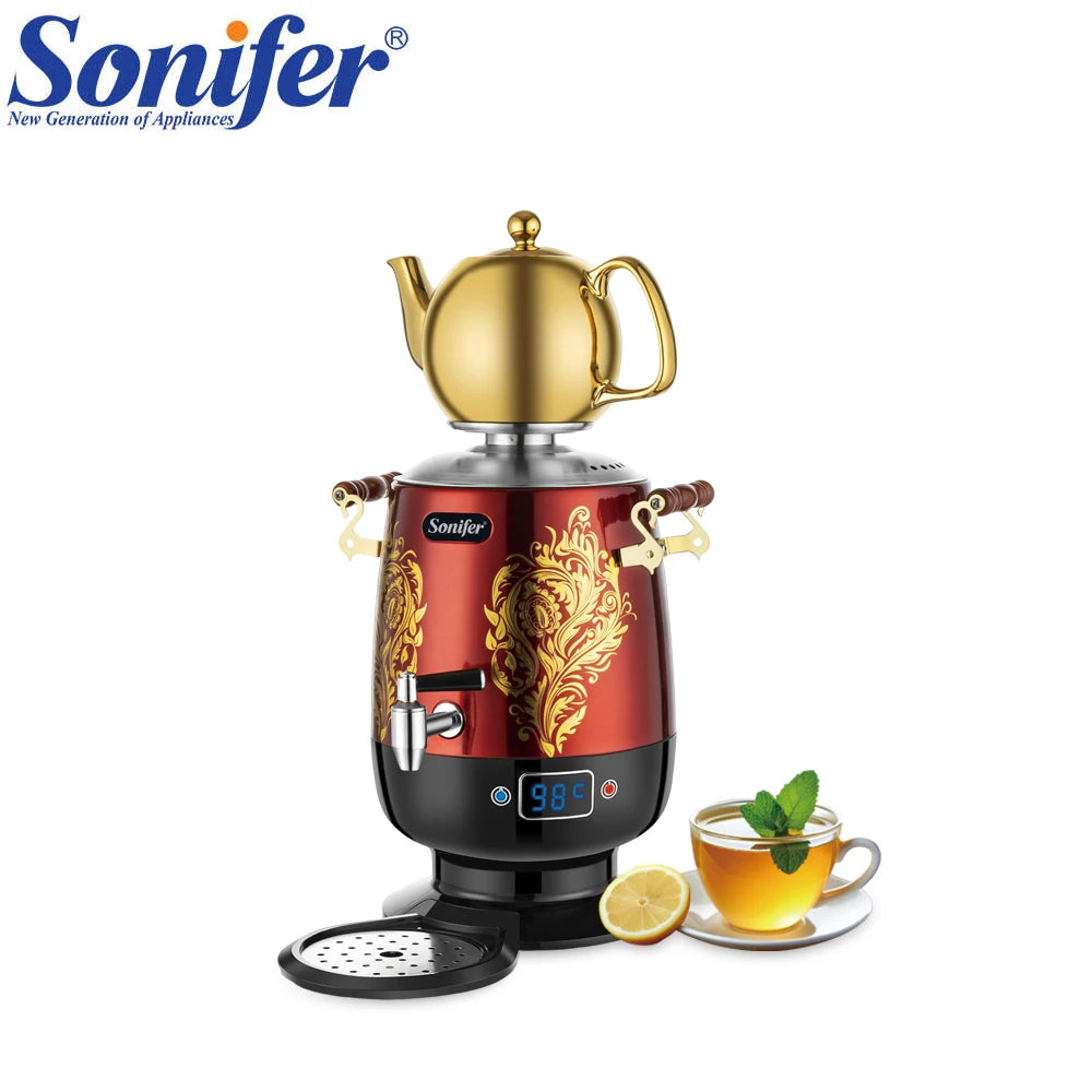 Sonifer 5L Electric Samovar Electric Kettle Stainless Steel Smart Kettle Whistle Kettle Samovar Tea Thermo Pot Gift SF2088